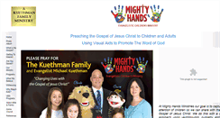 Desktop Screenshot of mightyhands.org